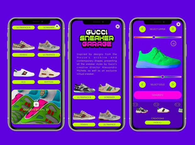 Digital Gucci Sneakers 
