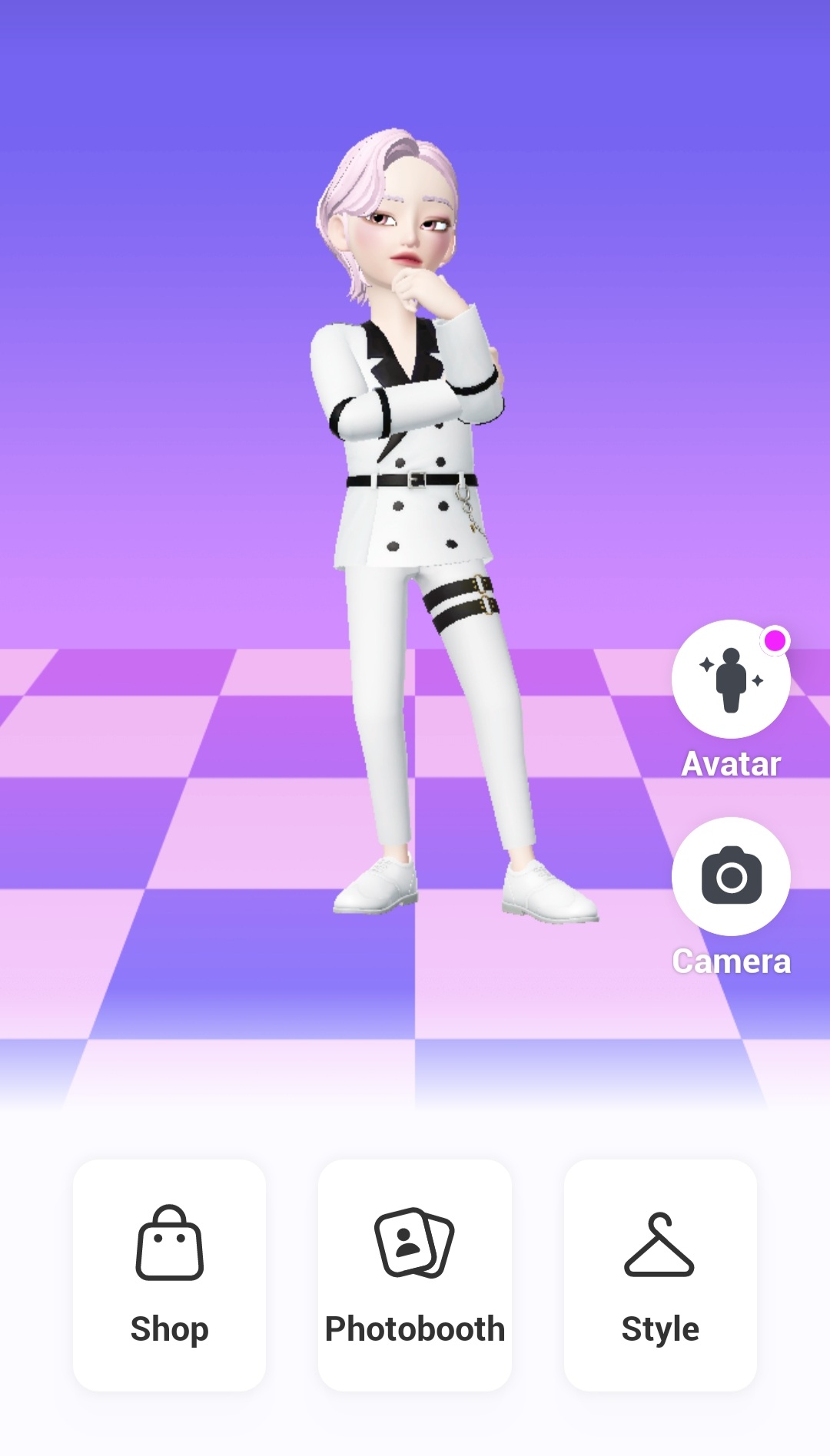 A character in Zepeto metaverse 