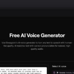 Free AI Voice Generator by Deepgram